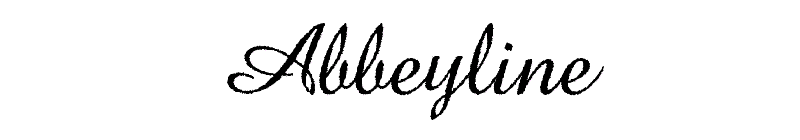download model huruf font abbeyline 