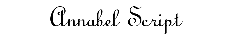 download model huruf font Annabel Script  