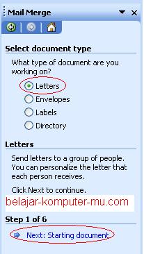 cara menggunakan mail merge pada microsoft word