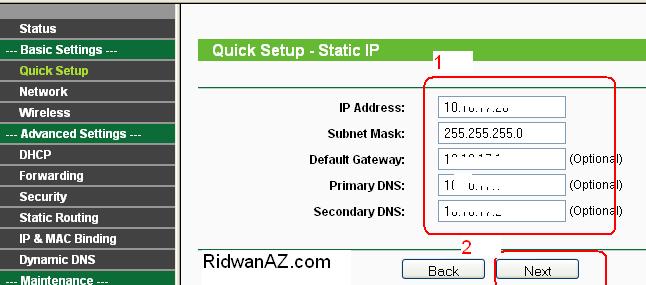 cara setting ap router - wireles router hotspot tp-link